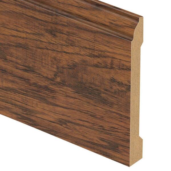 Zamma Highland Hickory 9/16 in. Thick x 5-1/4 in. Wide x 94 in. Length Laminate Base Molding