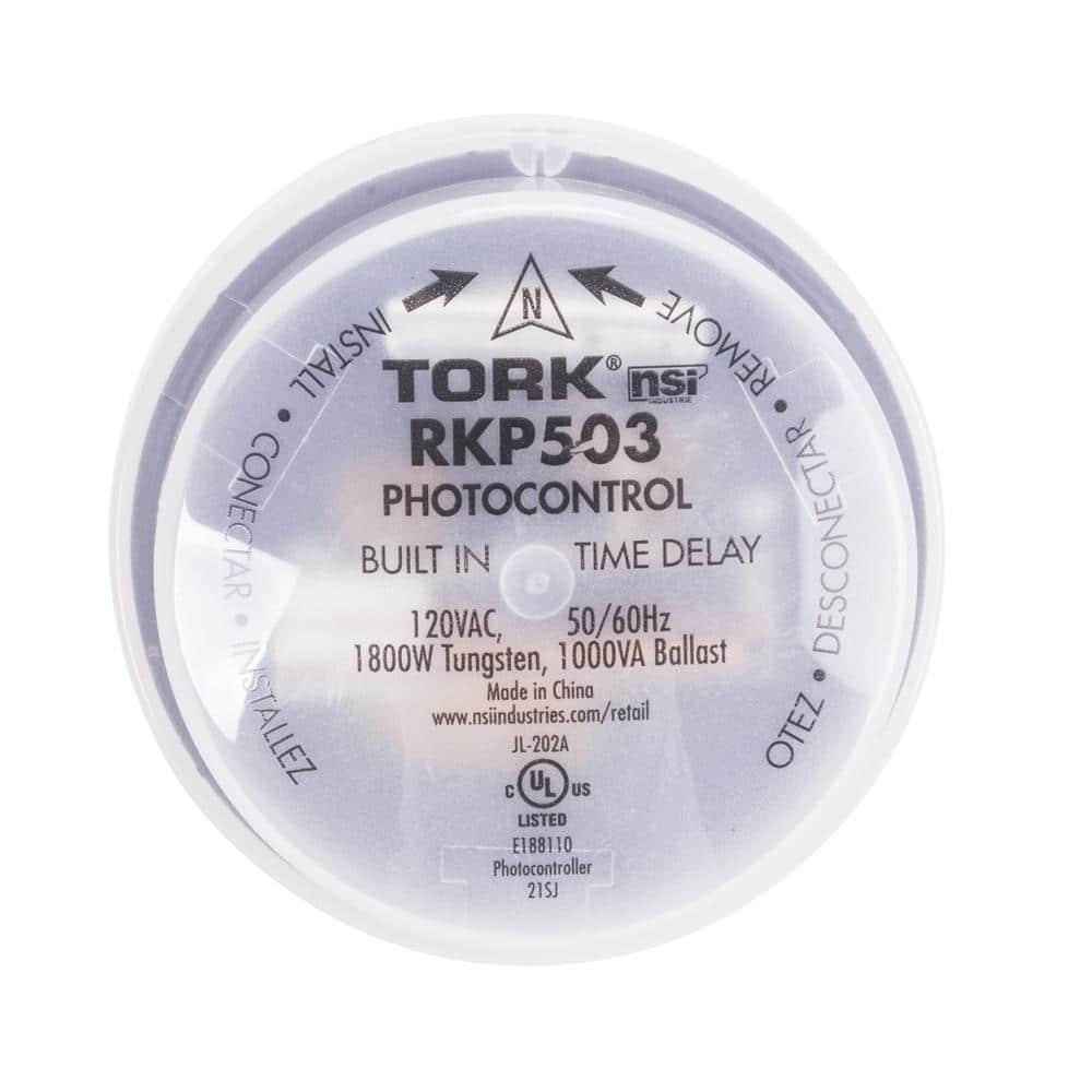 TORK RKP503 Gray Twist-Lock Photocontrol
