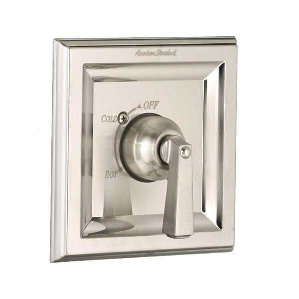 American Standard Town Square 1-Handle Bath/Shower Valve Only Trim Kit in Brushed Nickel (Valve Sold Separately)