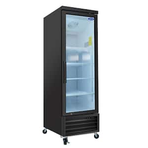33.54 in. 19.2 Cu. Ft. Commercial Refrigerator with LED Top Panel in Black