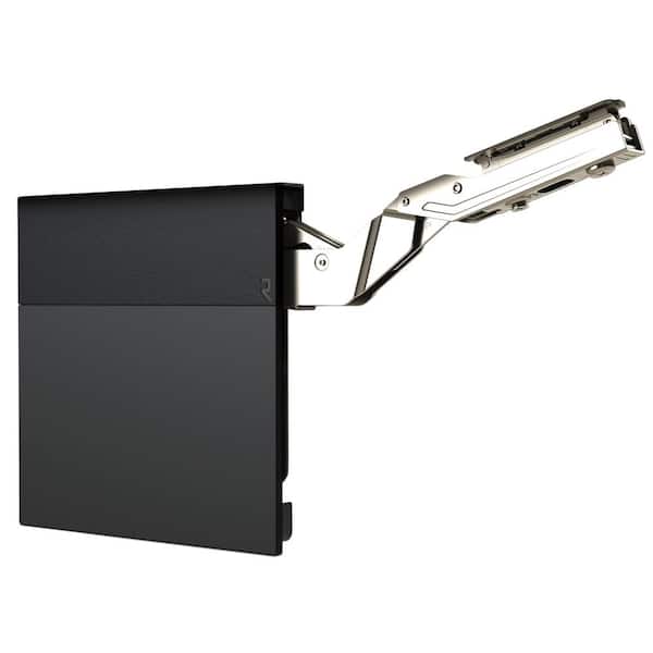 Richelieu Hardware Atmos Series Black Soft-Close Medium-Duty Overlay for Frameless Cabinet Lift-Up Hinge (1-Pair)