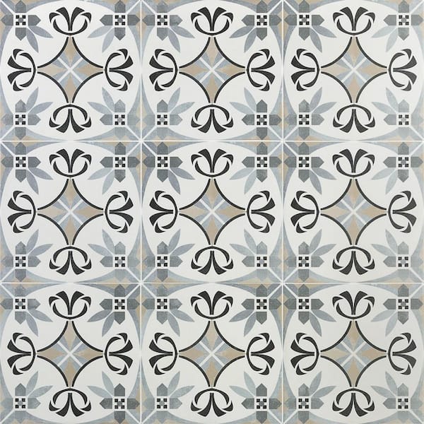 Ivy Hill Tile Anabella Royale 9 in. x 9 in. Matte Porcelain Floor and Wall Tile (10.76 sq. ft. / box)