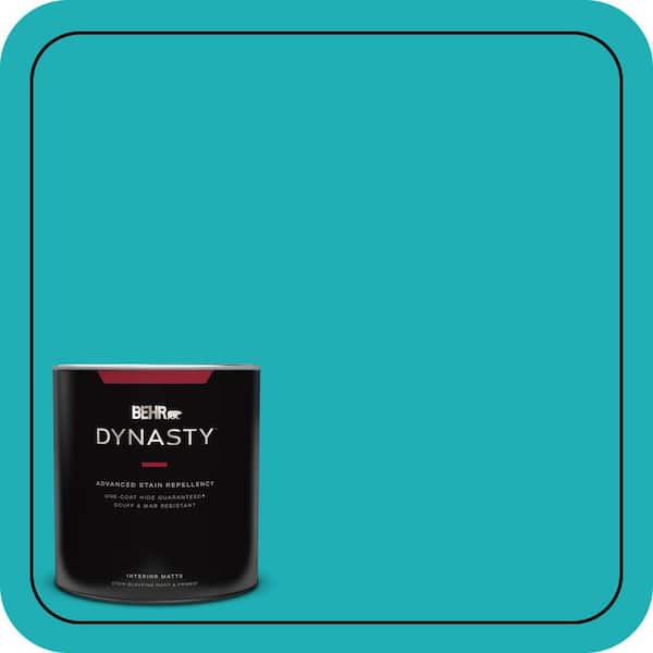 BEHR DYNASTY 1 qt. #500B-5 Mermaid Treasure Matte Interior Stain-Blocking Paint and Primer