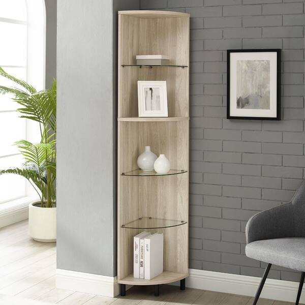 corner bookcase