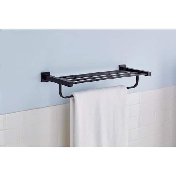 Jumbo Roll Towel Rack, Black - Hepfner Racing Products - 