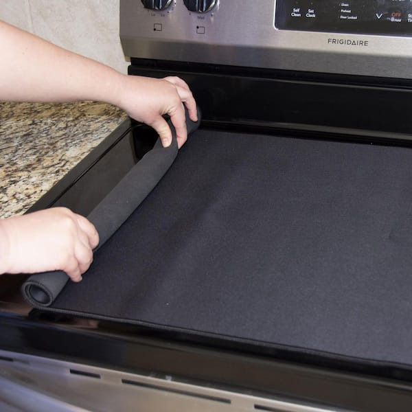 Stove Top Cover for Electric or Glass Top Stoves, Espresso Color