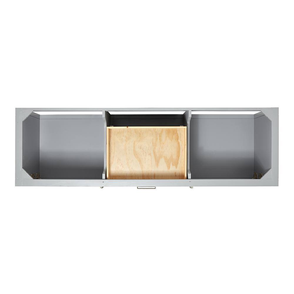 Bayhill 72" Gray Double Freestanding Bathroom Vanity Base