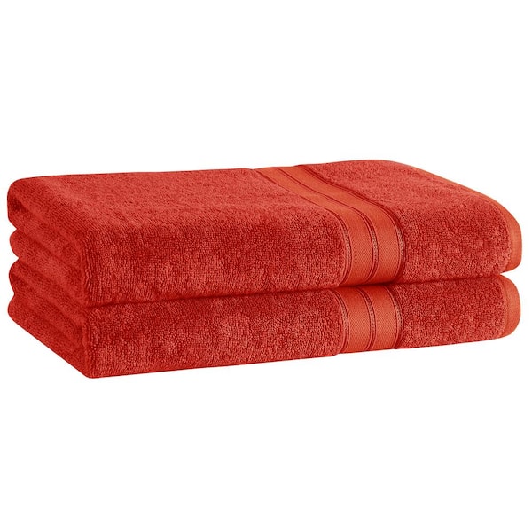 6pk Quick Dry Bath Towel Set Crimson - Cannon