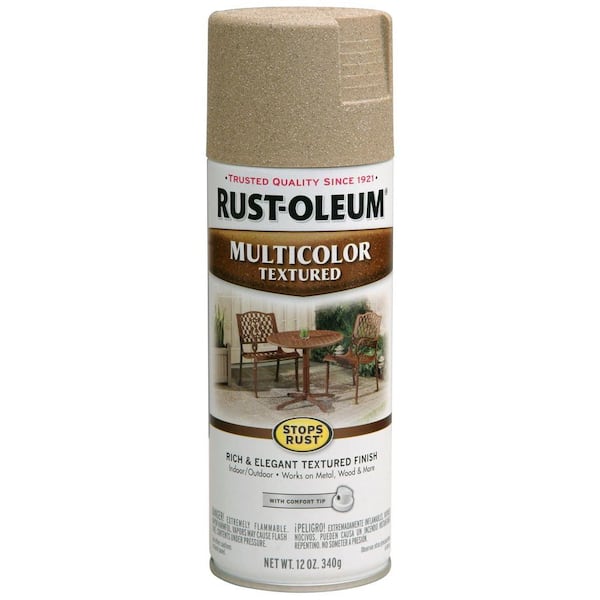 N.S.　テキスト Rust-Oleum Stops Rust 12 oz. MultiColor Textured Desert Bisque