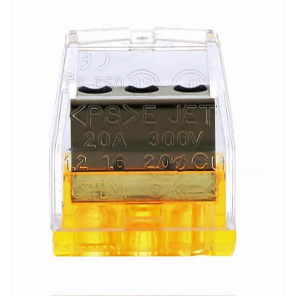 IDEAL 33OHM Orange In-Sure 3-Port Connectors (100-Pack)