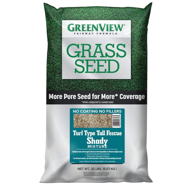 GreenView 20 lbs. Fairway Formula Grass Seed Turf Type Tall Fescue Shady Mixture