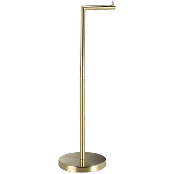 Free Standing Liftable Toilet Paper Holder in Brushed Gold
