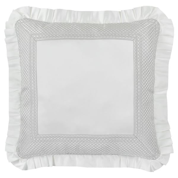 Unbranded Branson Platinum Polyester Square Decorative Throw Pillow 20 x 20 in.