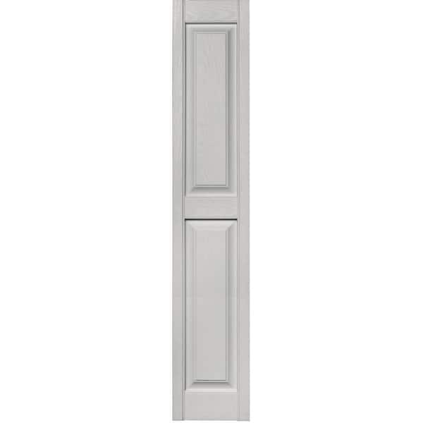 Builders Edge 12 in. x 63 in. Raised Panel Vinyl Exterior