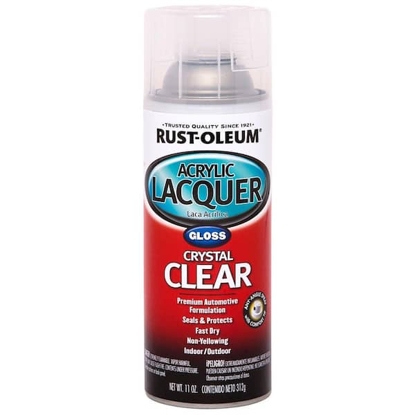 Rust-Oleum Automotive 11 oz. Acrylic Lacquer Gloss Clear Spray Paint (6-Pack)