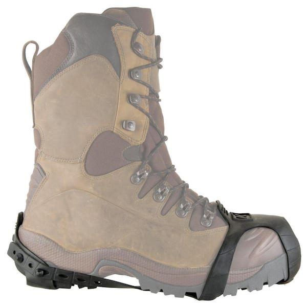 steel toe winter cleats for boots