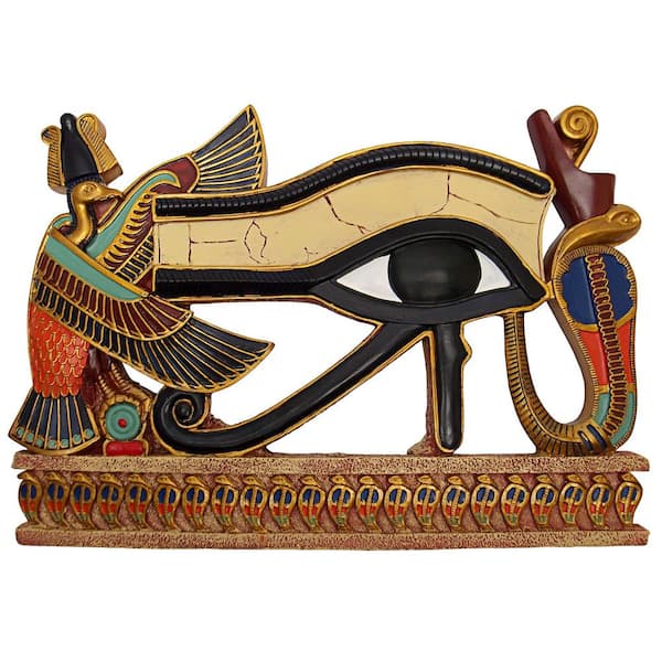Design Toscano 8.5 in. x 12 in. Egyptian Eye of Horus Wall Sculpture