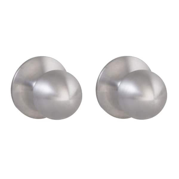 Defiant Saturn Stainless Steel Hall/Closet Door Knob (2-Pack Value Pack)