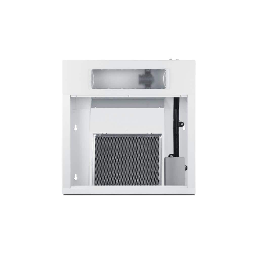 20" White Stainless Steel Convertible Under Cabinet Range Hood