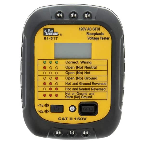 GFCI Receptacle/Voltage Tester