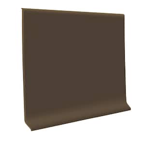 Light Brown .125 in. x 4 in. x 48 in. Vinyl Wall Cove Base (30-Pieces)