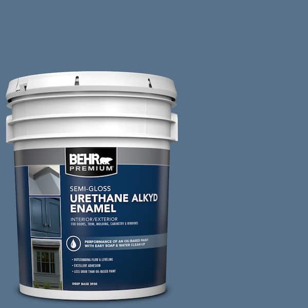 5 gal. #PPU14-01 Arrowhead Lake Urethane Alkyd Semi-Gloss Enamel Interior/Exterior Paint
