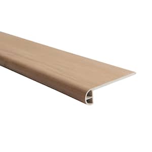 Hickory Rosslyn 0.944 in. T x 4.527 in. W x 94.48 in. L Vinyl Flush Stair Nose Molding