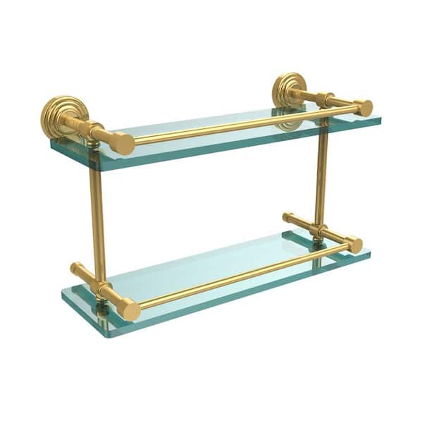 Allied Brass Waverly Place Collection Wall Mounted Tumbler Holder - Polished Brass