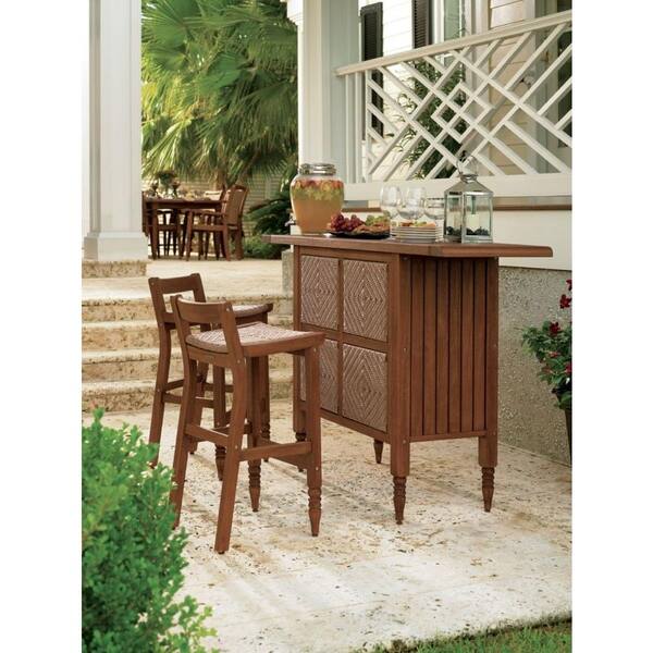 Thomasville Palmetto Estates 3Piece Patio Bar Set 122711151 The