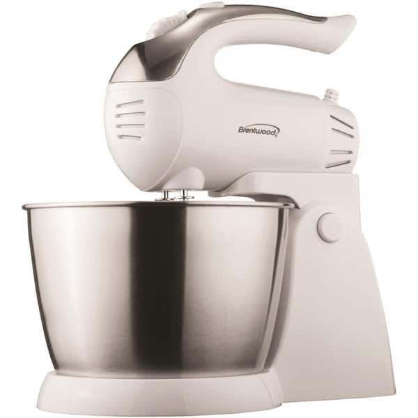 Electric Stand Mixer 3.5 qt., 5 Speed Control, 250-Watt with 2 Blender
