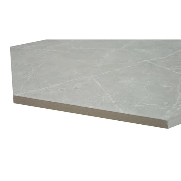 Sterlina Gray 8 in. x 10 in. Matte Porcelain (7.38 sq. ft. /Case)