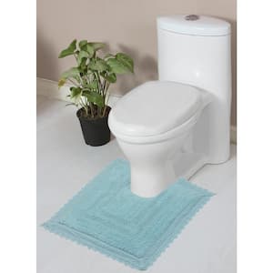 Sussexhome Solid Gray Bathroom Rugs Sets, Shower Rugs with Toilet Rugs U  Shaped, Non Slip Bath