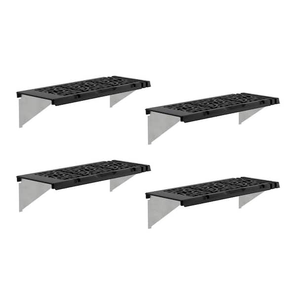 CANOPIA by PALRAM Canopia Signature W 26 in. x D 10.2 in. x H 6.5 in Plastic Shelf Kit for Greenhouse - 4 Units