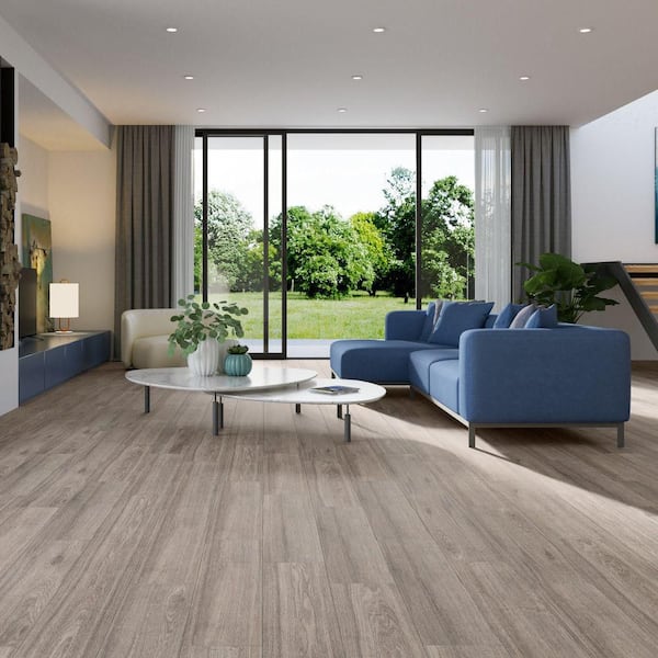 Llama Brown 8-1/2 in. x 35-1/2 in. Porcelain Floor and Wall Tile (12.78 sq. ft./Case)