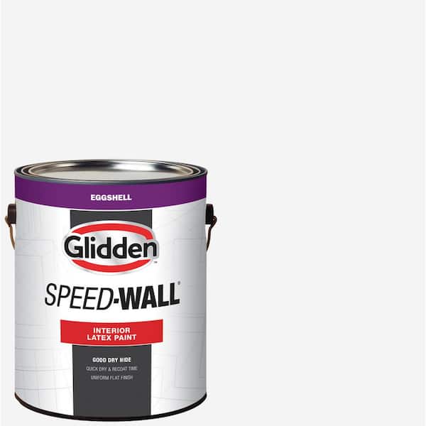 Glidden Professional 1 gal. Speed-Wall White Eggshell Interior Latex Paint