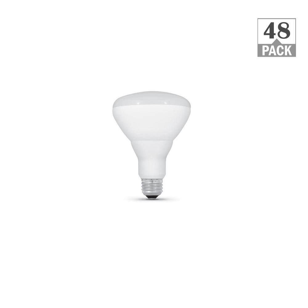 65-Watt Equivalent BR30 Dimmable CEC Compliant 90 CRI CEC Title 20 E26 Flood LED Light Bulb Bright White 3000K (48-Pack) price history on PriceWatchPro