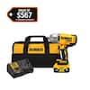 DEWALT 20V MAX Lithium-Ion Cordless 1/2 in. Impact Wrench Kit DCF900P1