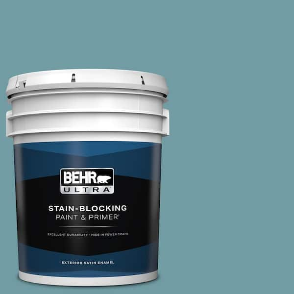 BEHR ULTRA 5 gal. #PPU13-07 Voyage Satin Enamel Exterior Paint & Primer