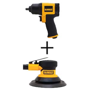 3/8 in. Pneumatic Impact Wrench and  Pneumatic Palm Sander