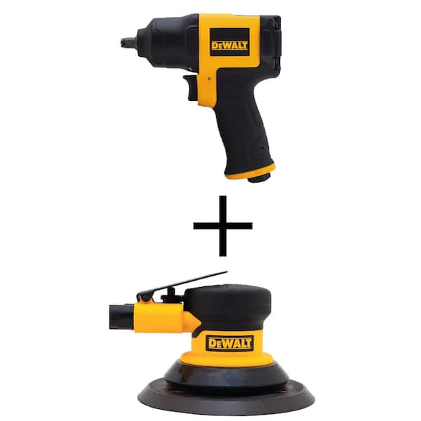 DEWALT 3/8 in. Pneumatic Impact Wrench and  Pneumatic Palm Sander