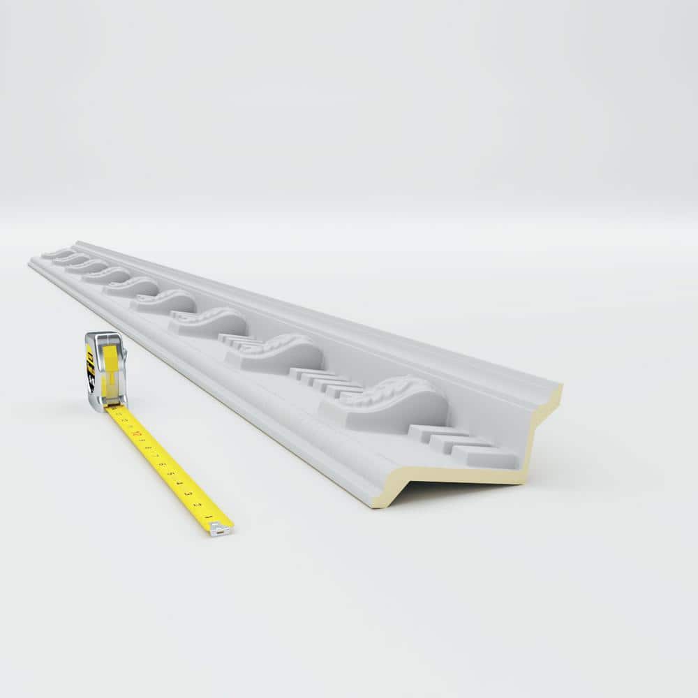 Classic White Polyurethane Dentil Crown Moulding