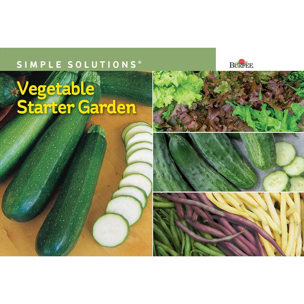 Burpee Simple Solutions Organic Space Saver Salad Garden Seed 60353 - The  Home Depot