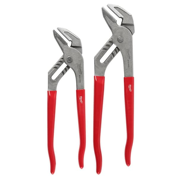 10 in. and 12 in. Smooth Jaw Pliers Set (2-Pack)