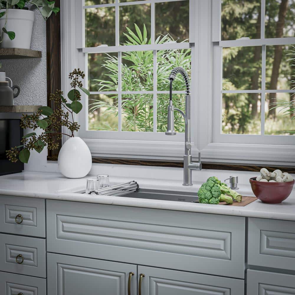 Elite 39'' Stainless Steel Undermount Workstation Kitchen Sink