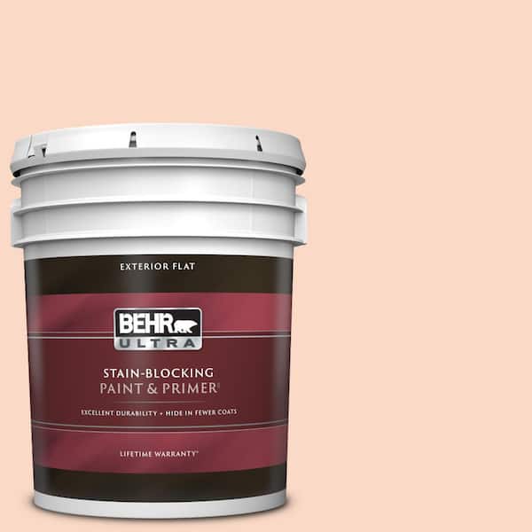 BEHR ULTRA 5 gal. #240C-2 Heavenly Song Flat Exterior Paint & Primer