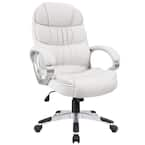 LACOO Gray Big and High Back Office Chair, PU Leather Executive Computer  Chair with Lumbar Support T-OCBC8004 - The Home Depot