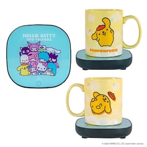 Hello Kitty and Friends Pompompurin Single- Cup Coffee Mug with Mug Warmer for your Coffee Maker