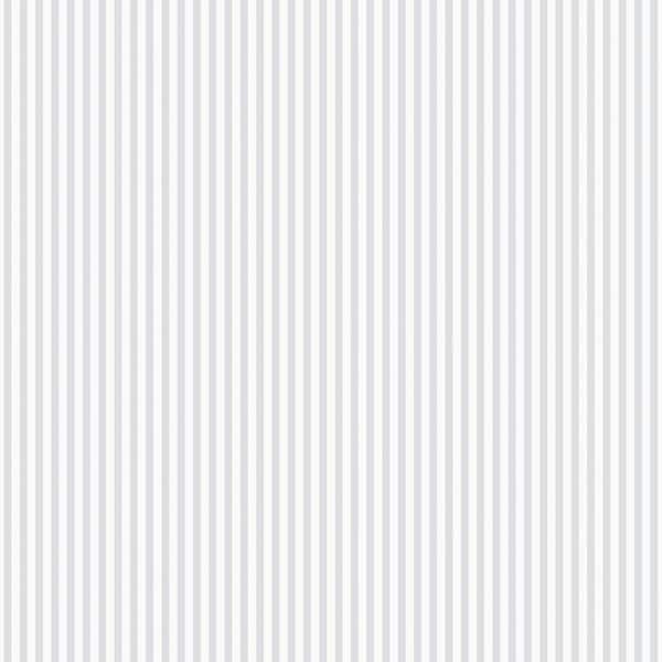 Unbranded Smart Stripes 3 Grey/White Shirt Stripe Matte Finish Non-Pasted Vinyl on Non-Woven Wallpaper Sample