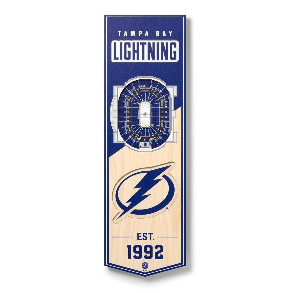 Tampa Bay Lightning White Personalized Small Gift Basket