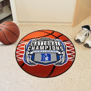 Duke University Orange 2022 NCAA Basketball National Championship 2 ft. x 2 ft. Round Basketball Mat